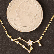 Load image into Gallery viewer, Secret Box Leo Constellation Necklace: GD

