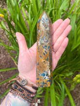 Load image into Gallery viewer, Apatite in Dendritic Agate Tower
