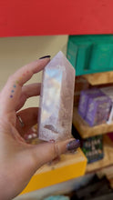 Load and play video in Gallery viewer, Pink Amethyst Flower Agate Tower
