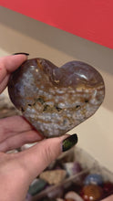 Load and play video in Gallery viewer, Ocean Jasper (8th Vein) Heart
